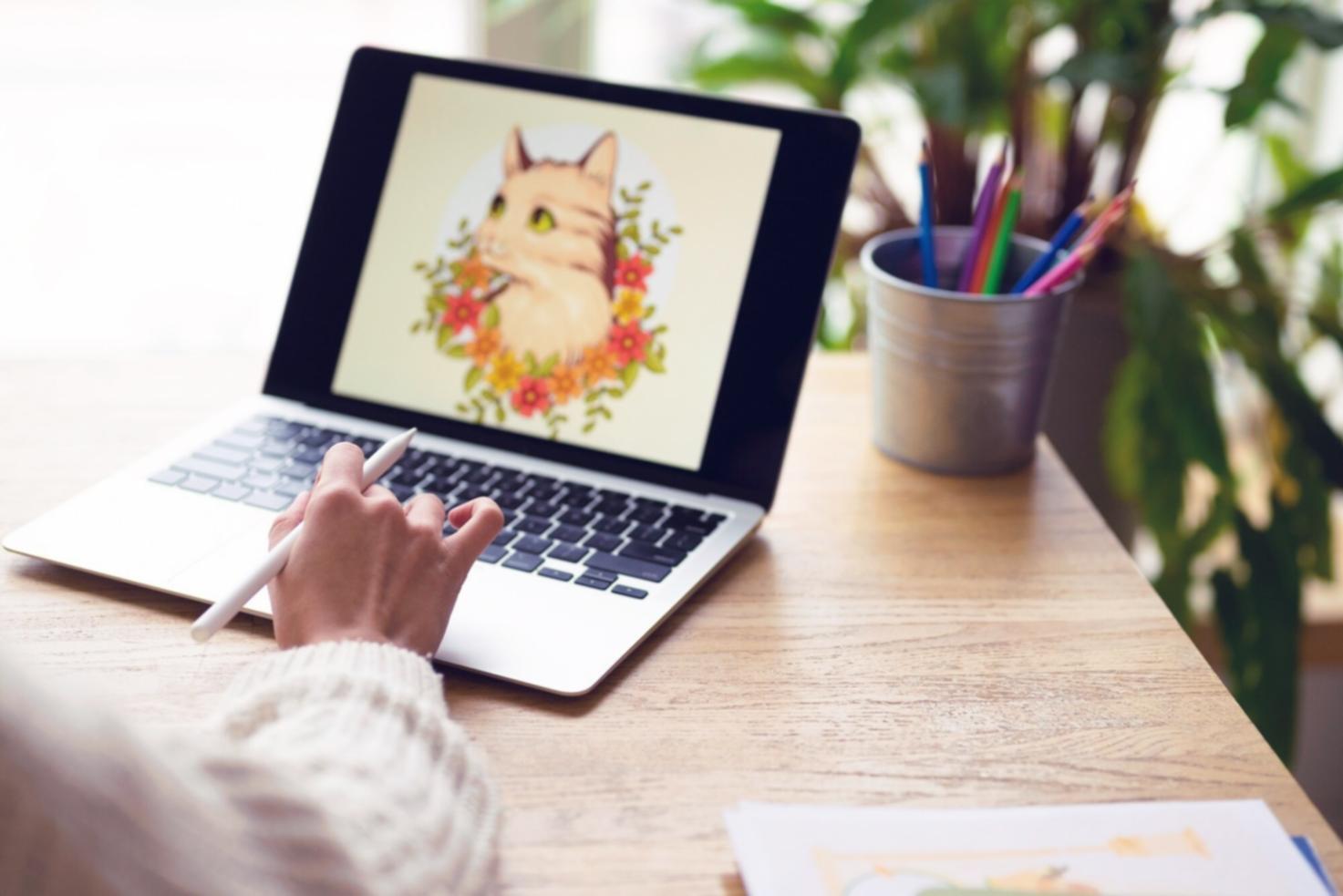 Dozent erläutert SEO-Strategien anhand von Grafiken